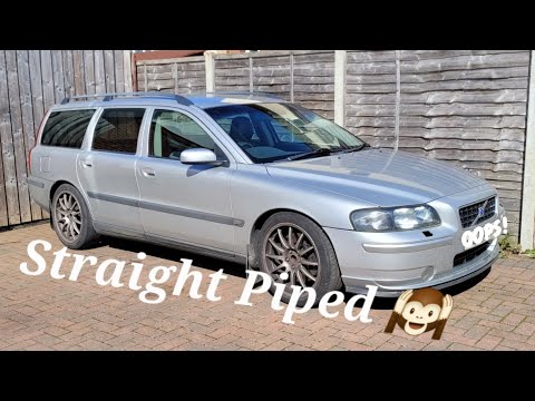 Straight Piped my Volvo V70 D5