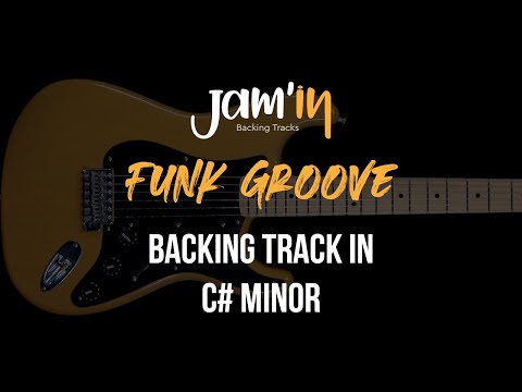 Funk Groove Guitar Backing Track in C# Minor