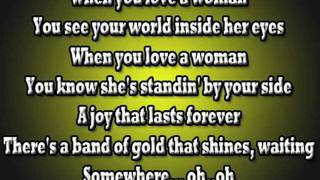 Journey - When You Love A Woman lyrics.