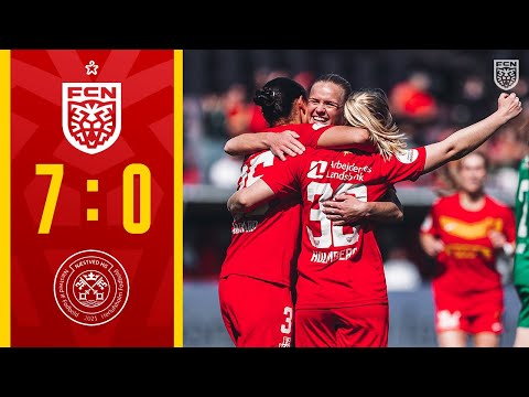 Gjensidige Kvindepokalen Highlights - FC Nordsjælland 7 - 0 Næstved HG