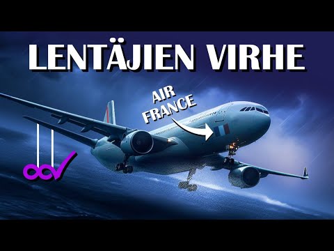 Lentäjien karmea virhe: Kone syöksyi Atlanttiin (Air France lento 447)