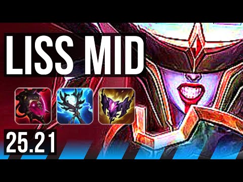 LISSANDRA vs AHRI (MID) | Legendary, 4k comeback, 16/3/6 | EUW Diamond | 25.21