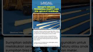 Ini Fakta Senjata Tradisional Sumpit yang Kini Jadi Alat Olahraga