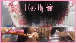 Watch Me CUT my HAIR!!!!! At Home