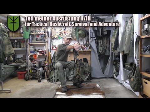 Teil meiner Ausrüstung II/III für Bushcraft, Survival, Outdoor and Adventure.
