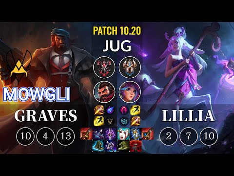 VIT Mowgli Graves vs Lillia Jungle - KR Patch 10.20