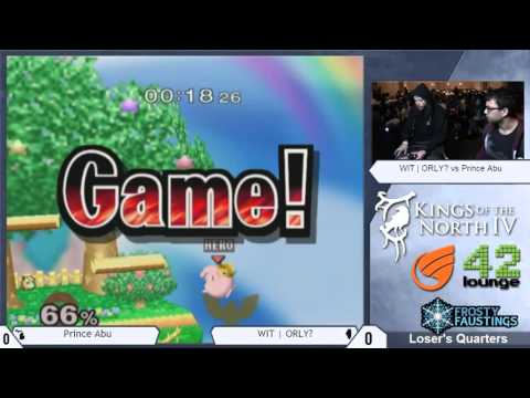 KotN4 - Prince Abu (Puff) vs WIT | ORLY (Falcon) - Melee Losers Quarters