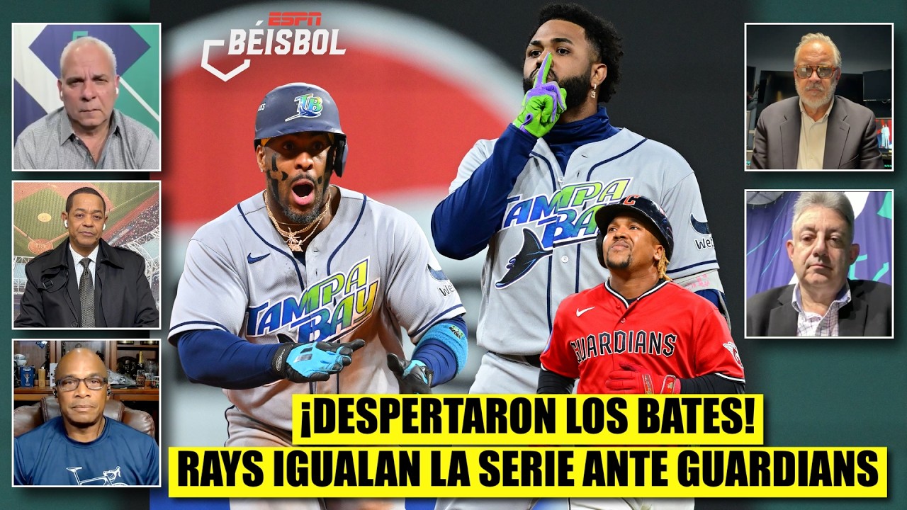 RAYS DESPERTARON con el BATE e IGUALARON LA SERIE de CAMPEONATO vs GUARDIANS | ESPN Beisbol