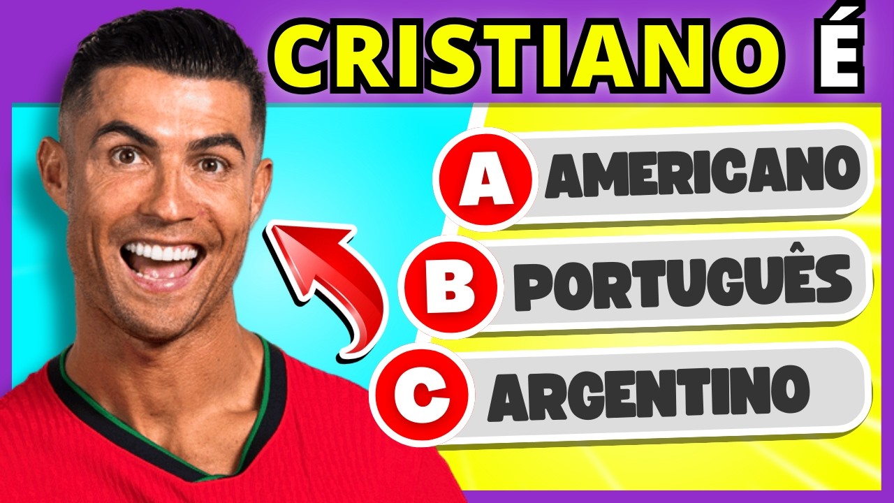 🤖⚽🏆  QUIZ DO CR7: O quanto você sabe sobre o Cristiano Ronaldo❓ #buuquizfutebol #futebol #cr7