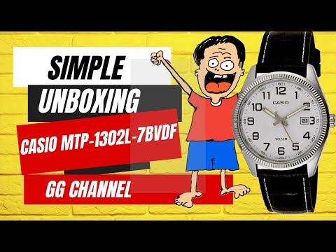 Casio MTP-1302L-7BVDF Unboxing #mtp1302