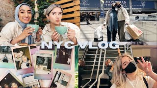 TRIP TO NYC W MY BESTIE | traveling alone for the first time, yummy food finds, fun museums!