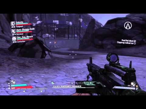 Let's Play Borderlands 4P Co-Op (Taking Down Mad Mel Again & New Haven Pt. 23)