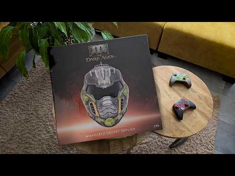 Unboxing the DOOM Wearable Helmet Replica! (It’s INSANE) 💀🔥