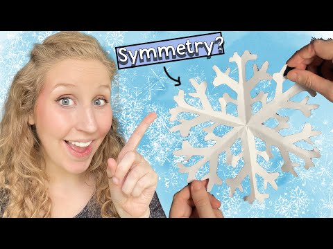 Lines of Symmetry- Paper Snowflake Craft- Easy Paper Snowflakes!