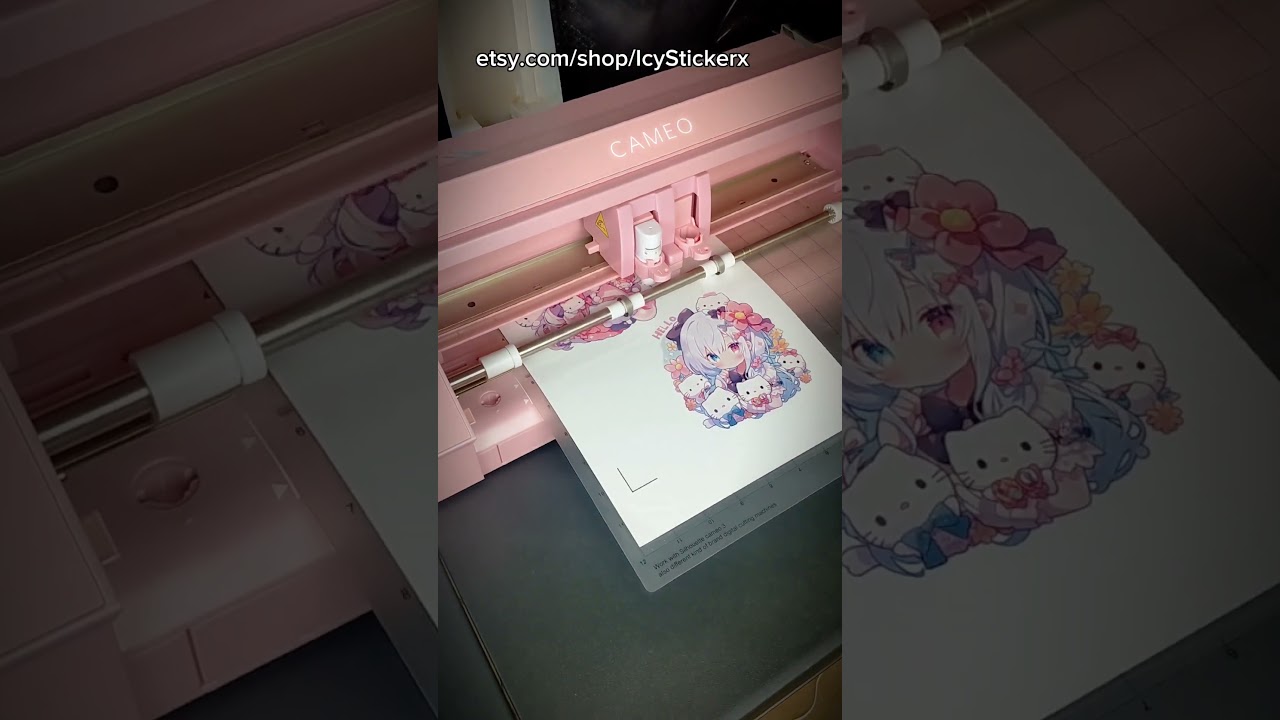 New Hello Kitty Stickers DIY Homemade #diy #hellokitty #sticker #smallbusiness #art