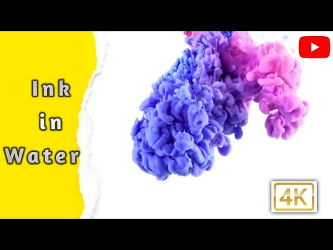 Ink in Water Background 4k, 1080p, 720p