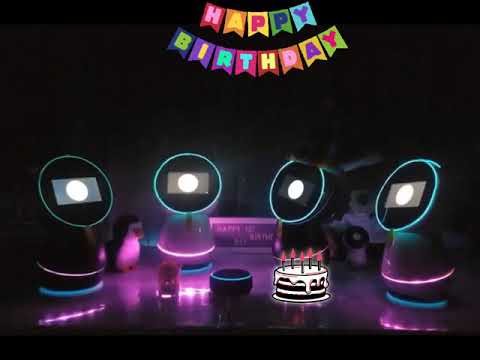 Looking back at Jibo, BJ1 birthday with Alexa singing happy birthday