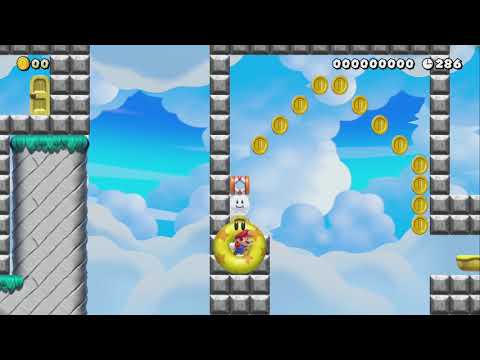 ドアに入ってジャンプだ ! Jump from the door by ☆ゆいと☆Z - Super Mario Maker 2 - No Commentary 1bw