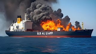 Download lagu 13 menit yang lalu, 2 kapal kargo AS yang membawa 15.000 ton amunisi dihancurkan oleh Yak-141 Rusia mp3