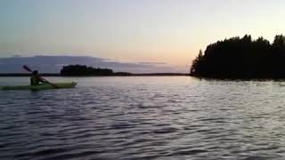 preview picture of video 'Kayaking in North Lakeland, Finland'