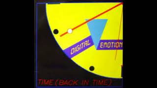 Digital Emotion ‎– Time (Back In Time) (12" Version) 1985