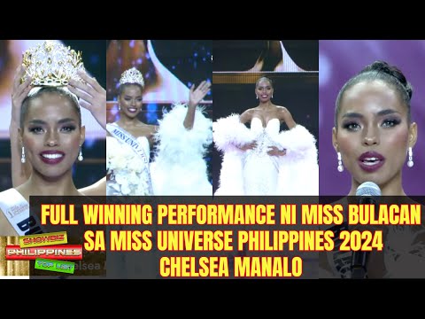 Full WINNING Performance ni Ms. Bulacan sa Miss Universe Philippines 2024 Chelsea Manalo
