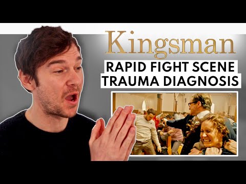 Doctor Breaks Down KINGSMAN CHURCH SCENE // Rapid Fight Scene Trauma Diagnosis