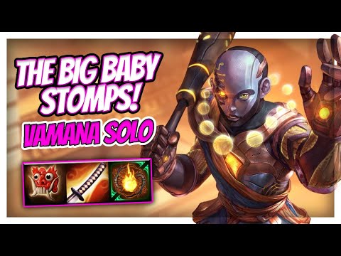 STOMPING THE OPPOSITION WITH ANIMOSITY! - Smite Ranked Vamana solo