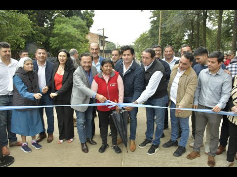 Mejorando conectividad en Tartagal: fueron inauguradas obras de infraestructura urbana en los barrios San José y Picapiedra