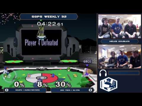 S@PS 33 Melee Doubles - MurkyWaters + Soupo (Green) vs Arc Tres + Slypig (Blue) - Round Robin