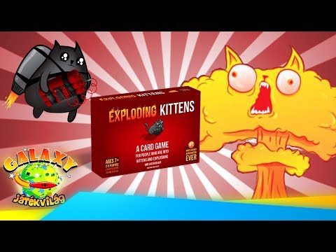 Macska Robbantósdi - Robbanó Cicák Kártyajáték Bemutató - Galaxy Játékvilág