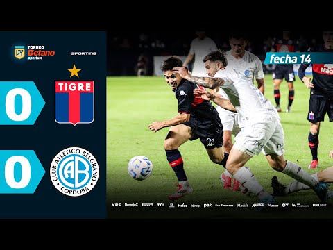 TIGRE 0 - 0 BELGRANO I Resumen del partido | #TorneoBetano Apertura 2025