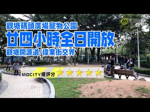 [十八區狗公園] 觀塘碼頭廣場公園
