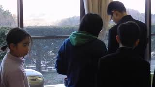 食堂からの眺め！