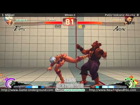 MD04 USF4 PXGU Volcanic Akuma Vs Miguel