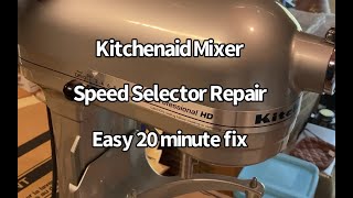 Kitchenaid Mixer: How to Repair Speed Selector Switch