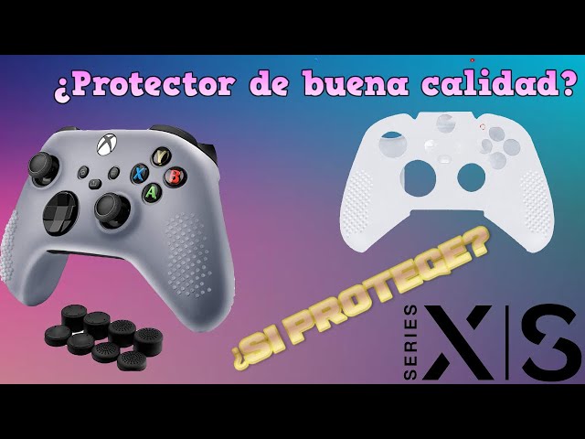 Vídeo relacionado con YoRHa Silicona Talla Láser Funda Piel Carcasas Cubierta para Xbox Series X/S Mando x 1 (BH Verde) con Agarres para el Pulgar x 10