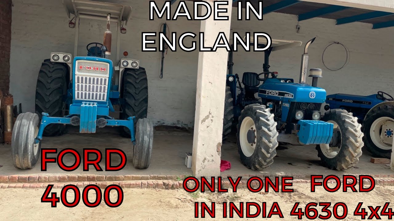 Ford 4630 Turbo 4WD & Ford 4000 | Made In England Full Genuine Imported Ford Tractors | Must Watch |