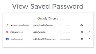 How to View Saved Passwords on google chrome browser  - Desktop