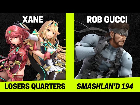SmashLAN'd 194 Losers Quarters - xane (Pyra/Mythra) vs Rob Gucci (Snake) - SSBU Tournament