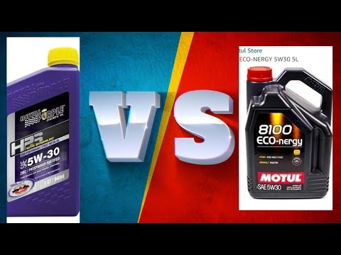 Motul 8100 EcoEnergy vs Royal Purple HPS 5w30 shocking results Full Synthetic Oil