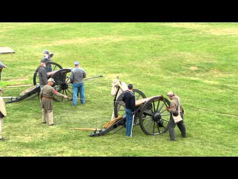 Fort Pulaski 150th Anniversary of the Battle  Cannon Demonstration