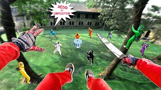 What If Red Spider-Man Become Impostor in Among Us ?? ( Action POV 10 Players vs 10,000$ )