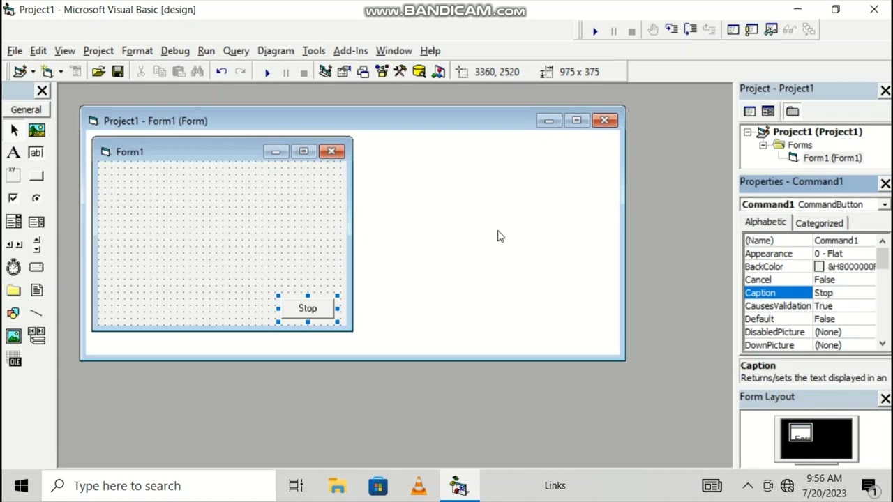 VB 6.0,WORKING WITH COMMAND BUTTONS