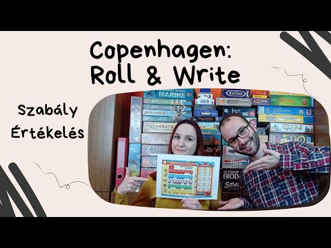 Tényleg csak egy "kistesó"? Copenhagen: Roll & Write társasjáték játékbemutató és szabályismertető - Társasozz Okosan!