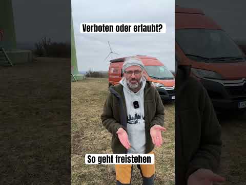 Self-sufficient camping in Germany – what's allowed? 💡#girls #camperexpert #van #vanlife