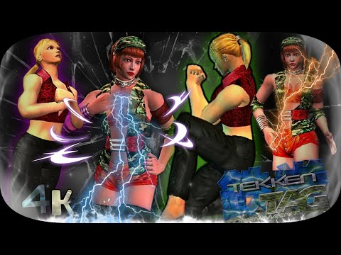 Anna ( Nina Moves ) & Nina ( Julia Moves ) Tekken Tag Remastered UHD 4K 60 FPS