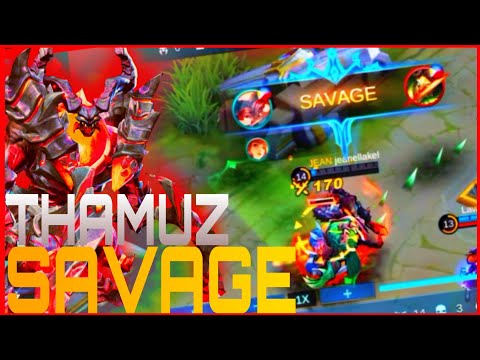 THAMUZ OFFLANE | top global | unstoppable | savage 1v5 | MVP thamuz | offlane killing machine