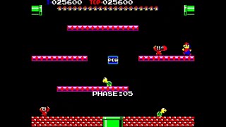 Sharp X1 Game: Punch Ball Mario Bros. (1984 Hudson Soft)