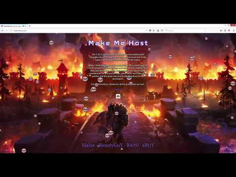 RIP Warcraft 3 MakeMeHost (2018)